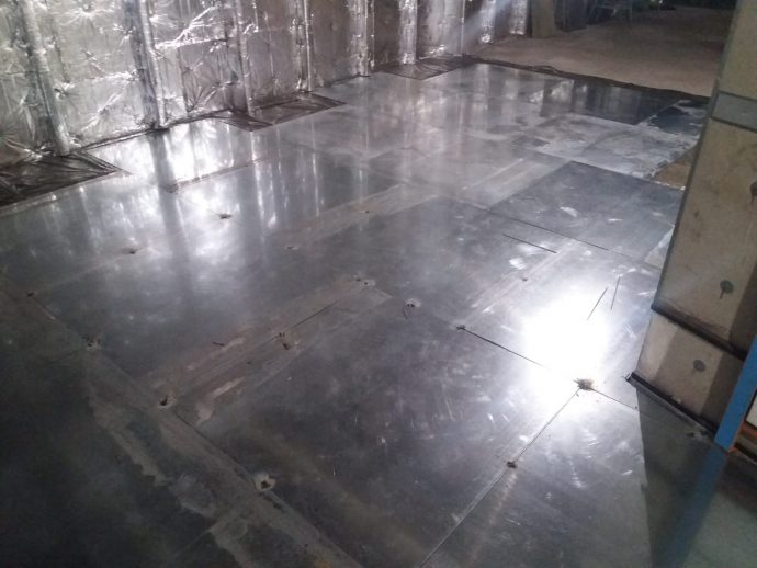 Sirn Litofloor Steel - 1st-layer of steel plates